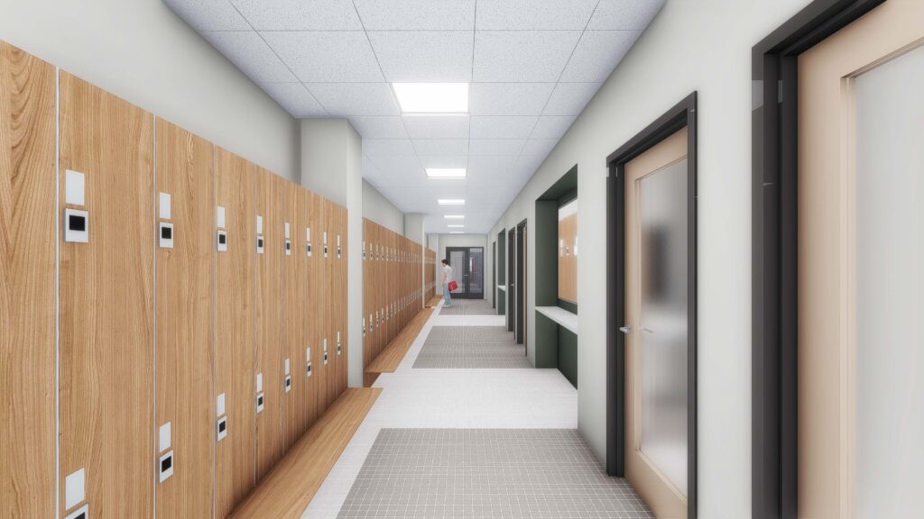 locker room